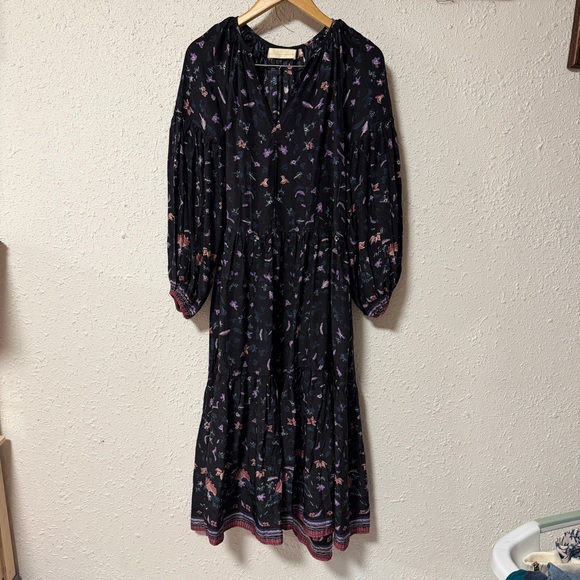 Natalie Martin Dresses & Skirts - Natalie Martin Briana Dress in lotus print Nero Colorway wedding guest Silk